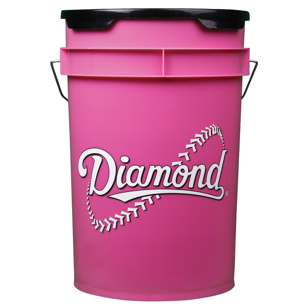 Pink 6 Gallon Bucket - Diamond Dugout