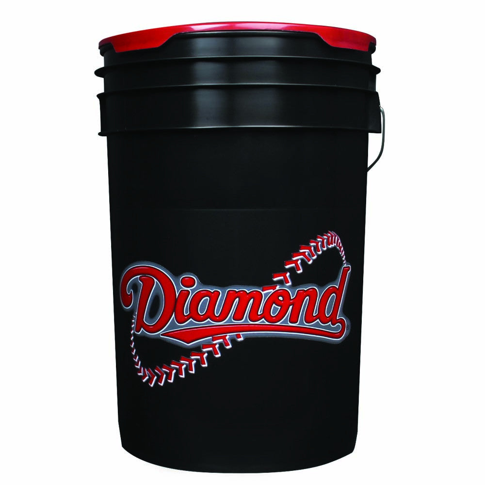 Black 6 Gallon Bucket - Diamond Dugout
